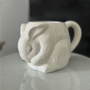 Threshold Figural White Easter Bunny Mug 13.5 OZ Stoneware